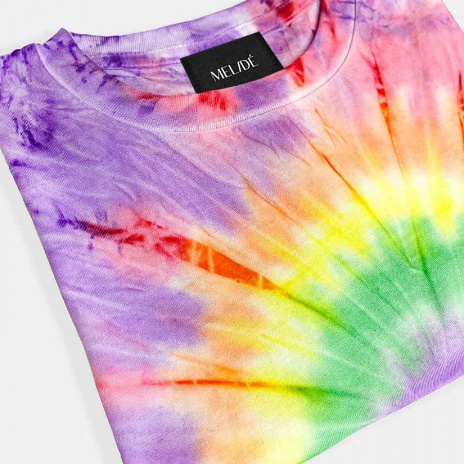 Abbigliamento MELIDÉ Tshirt Semplici | The Tie Dye Multicolor