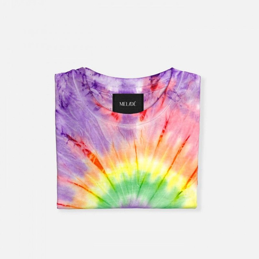 Abbigliamento MELIDÉ Tshirt Semplici | The Tie Dye Multicolor