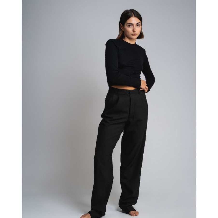 Abbigliamento MELIDÉ | Pantalone Pinces Nero