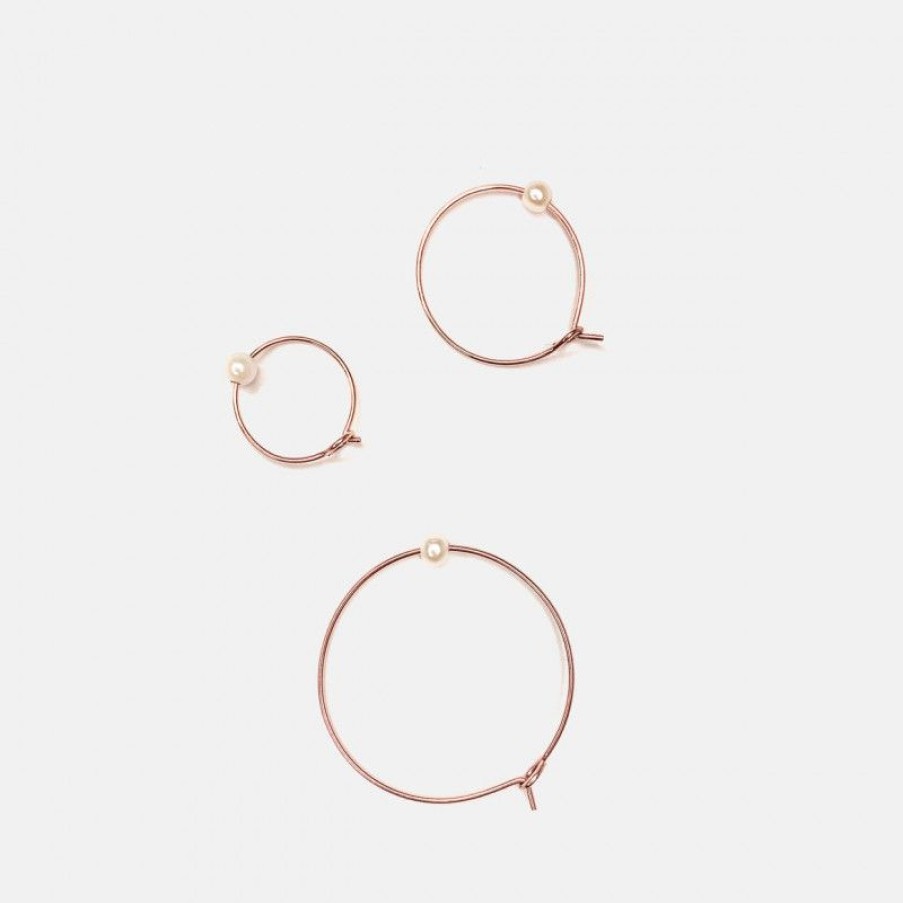 Accessori MELIDÉ Orecchini | The Thoughtless Earring Oro Rosa 9K