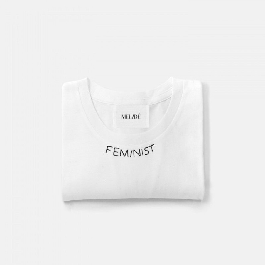 Abbigliamento MELIDÉ Tshirt Ricamate | Feminist